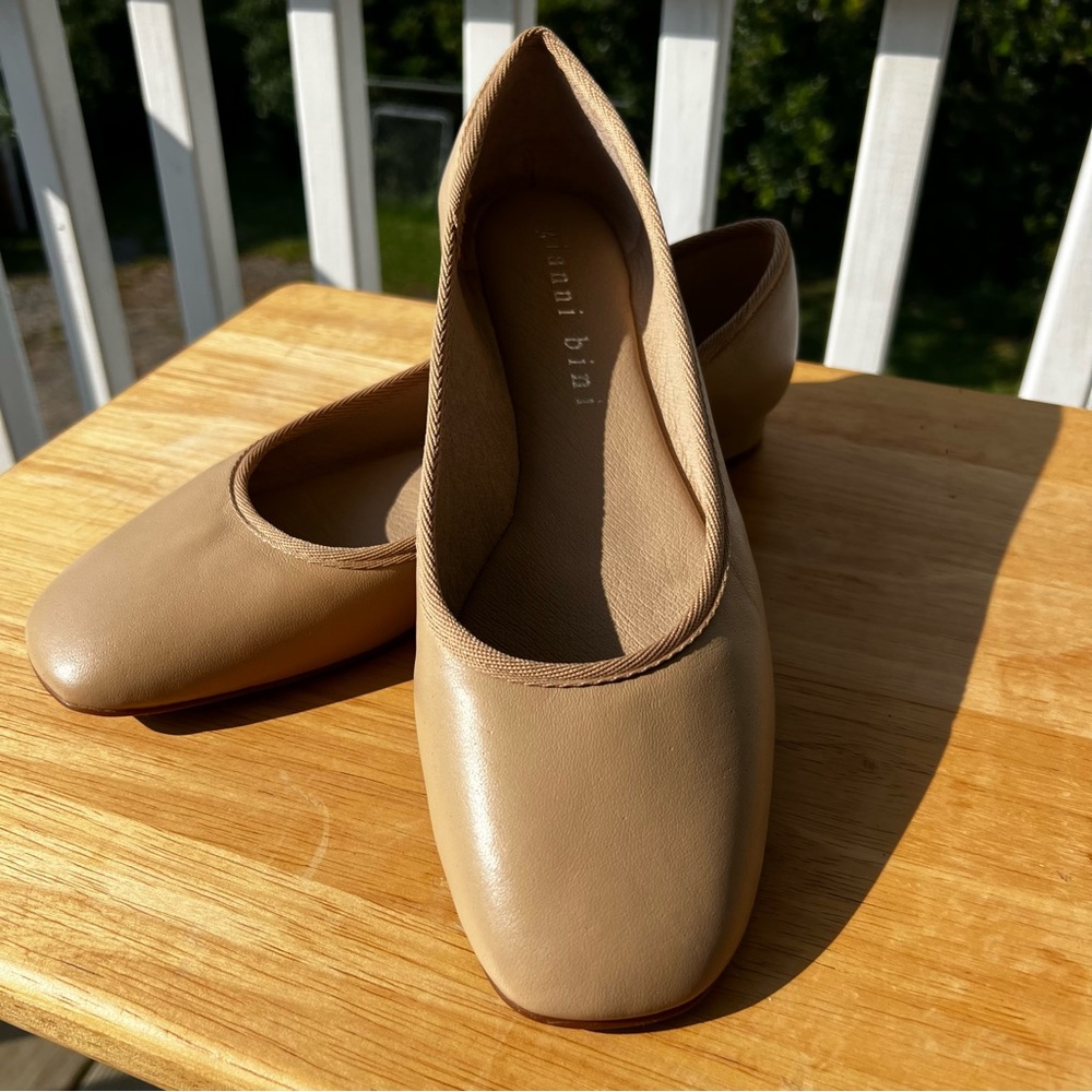 𝅺Gianni Bini Biehler Leather Made in Brazil Flats Size 10 - Picture 4 of 8